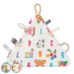 ハンカチ レオ・レオニ カシャカシャさんかく 綿100% 日本製 （ ミニタオル おもちゃ タオル ガーゼハンカチ オーガニック 綿 コットン 洗濯可能 ）