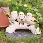 ショッピングオーナメント ガーデンオーナメント シマエナガ 置物 （ ガーデニング ディスプレイ 飾り 置く ガーデンマスコット ）