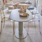 ダイニングテーブル 幅120cm オーバル型 （ 楕円 テーブル 食卓 ダイニング 4人掛け 4人 ホワイト 白 ）