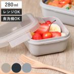 弁当箱 280ml ランタス 1段 パッキン一体型 （ デザートケース フルーツケース ランチボックス 抗菌加工 レンジ対応 食洗機対応 冷凍 ）