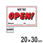 Ź�޽�������Ѵ��ġ���ɽ��OPEN!��/��΢��CLOSED�ס��桡20x30cm���ߤ겼������������ �� ���� ��Ź ��Ź ɸ���ץ졼�� ��