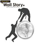 ■在庫限り・入荷なし■ ウォールステッカー　壁紙シール　友情　Wall Story＋　静電気除去機能付き （ インテリアシール ドアノブ ）
