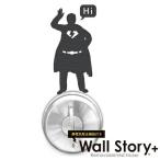 ■在庫限り・入荷なし■ ウォールステッカー　壁紙シール　コスプレ Wall Story＋　静電気除去機能付き （ インテリアシール ドアノブ ）