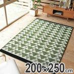 ■在庫限り・入荷なし■ラグ　カーペット　スミノエ　グリーンガーランド　防音　200×250cm （ ラグマット センターラグ ）