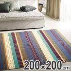 ■在庫限り・入荷なし■ ラグ　カーペット　スミノエ　リコルド　防炎　200×200cm （ ラグマット センターラグ ）