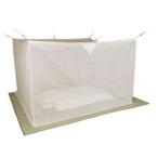 ショッピング蚊帳 片麻蚊帳（かや）　6畳　生成り