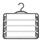 ■在庫限り・入荷なし■ スラックスハンガー　4段　ズボン掛け （ 洋服ハンガー プラスチック製 ズボンハンガー ）