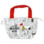 ■在庫限り・入荷なし■ランチバッグ　トートバッグ　保冷バッグ　スヌーピー　ファスナー付 （ お弁当バッグ クーラーバッグ キャラクター ）