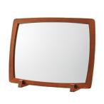 ■在庫限り・入荷なし■ スタンドミラー　北欧風　ノルディナ　天然木　幅52cm （ ミラー 鏡 木製フレーム レトロ ）