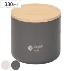 キャニスター 330ml バリスタリッチ 真空二重構造 保存容器 ステンレス （ コーヒーキャニスター 密閉 調味料容器 ）