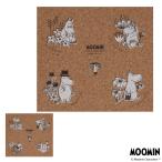 コースター ムーミン飾れるコルクコースター 4枚組 （ 丸 マット コルク 日本製 カトラリー ムーミン キャラクター キャラ ）