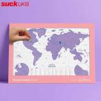 SUCK UK scratch карта интерьер карта мира земля (sak You ke- карта карта . путешествие регистрация мир уменьшать проведен . некий страна покрытие ...)