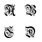 代引き不可 グラスへの名入れ 花文字を一文字お入れいたします レリーフ・エッチング・名入れ・彫刻 結婚祝い