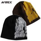 AVIREX アヴィレックス ニット帽 ニットキャップ ビーニー ワッチキャップ 帽子 アビレックス メンズ レディース タギング