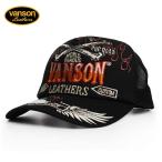 VANSON バンソン メッシュキャップ 帽子 メンズ レディース 刺繍
