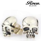 Yahoo! Yahoo!ショッピング(ヤフー ショッピング)スタッドピアス Roen BLACK ロエンブラック シルバー925 スカル メンズアクセサリー ブランド