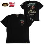 トムとジェリー VANSON バンソン Tシャツ メンズ レディース 半袖 刺繍 トム＆ジェリー