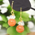 オレンジアベンチュリン8mm玉＆水...