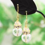 天然石水晶10mm＆水晶ビーズ＆ロ...