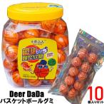 バスケットボールグミ【ネコポス便送料無料!】【バラ売り】【10個セット】 Youtube insで話題 地球グミ 目玉グミ 地球ゼリーお菓子 SNSで話題