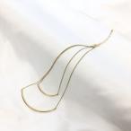 Yahoo! Yahoo!ショッピング(ヤフー ショッピング)《ROSELEAP》《ロゼリープ》ダブルメタルバーモチーフネックレス AC046 ゴールド 2連 シンプル 大人 人気 お洒落 レディース 華奢