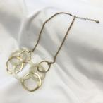 Yahoo! Yahoo!ショッピング(ヤフー ショッピング)《ROSELEAP》《ロゼリープ》アクリルリングチェーンネックレス AC051