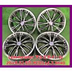 ★20インチ Lehrmeister 社外 中古 アルミホイール 4本 5穴 PCD_114.3 IN40★