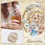 Yahoo! Yahoo!ショッピング(ヤフー ショッピング)Peach Crysta リング マリエッタ アクセサリー 指輪 お花 フラワー