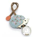 Yahoo! Yahoo!ショッピング(ヤフー ショッピング)ハングウォッチ　バックなどに付けるアクセサリー 時計　ハリネズミ　ライトデニム　E02716S-L/DENIM