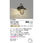 AU51186  ポーチ灯 玄関灯 防雨型ブラケット 茶色 コイズミ照明