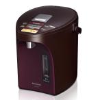 ショッピング海外 パナソニック 電気ポット 3.0リットル 真空断熱 省エネ保温 お好み温度調節 給湯量(4段階+コーヒー用) コードレス給湯 ブラウン NC-SU304-T