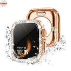 アップルウォッチ カバー Apple Watch 防水ケース 40mm ダブルダイヤモンド 保護