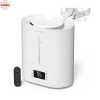 加湿器 卓上 大容量4L 超音波式 アロマ対応 自動湿度調整 40時間連続稼働 上から