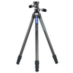 Leofoto (レオフォト) LS-323C+FW-01R カーボン三脚・自由雲台セット/パイプ径32mm 3段 ミラーレス・一眼レフ用三脚