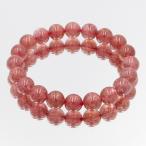 Yahoo! Yahoo!ショッピング(ヤフー ショッピング)ストロベリークオーツ ブレスレット 9mm 天然石★内径16cm 26.8g 高品質 国内発送 【1点もの】パワーストーン