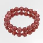 Yahoo! Yahoo!ショッピング(ヤフー ショッピング)ストロベリークオーツ ブレスレット 10mm 天然石★内径15cm 27.0g 高品質 国内発送 【1点もの】パワーストーン