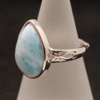 Yahoo! Yahoo!ショッピング(ヤフー ショッピング)ラリマーリング 指輪 16mm×11mm 天然石★リングサイズ調整可 ドミニカ共和国産 高品質 国内発送 【1点もの】パワーストーン