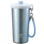 ショッピングストロー FUGUANG（富光）純チタン製ストロータンブラー（ブルー）560ml