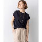 23区 【一部先行予約】シャイニーシアー ノースリーブ ニット （ネイビー系）