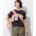 23区 コットンナイロンミニブークレ ニットT （グレー系）