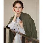 23 район ( большой размер ) [SLOW/ часть магазин ограничение ]woshudopi-chi жесткий ta блузон ( хаки серия )