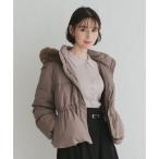 ショッピングドゥ トランテアン ソン ドゥ モード 31 Sons de mode 2025秋冬新作 フードファー付ショートダウン TT548602 （MOCHA）