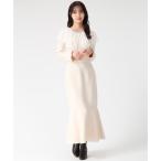 ショッピングドゥ トランテアン ソン ドゥ モード 31 Sons de mode 2025秋冬新作 ビックレース衿マーメイドワンピース TT547410 （BEIGE