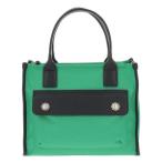 ヴィンテージボタン 2wayトート グリ