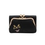 アナスイ ANNA SUI TITIソフト 口金二つ折り財布 (ブラック)