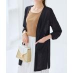 アロッタ Alotta 【ミドル丈】さらっと軽いサマーカーディガン （ネイビー／ミドル）