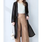 アロッタ Alotta 【ロング丈】さらっと軽いサマーカーディガン （ブラック／ロング）