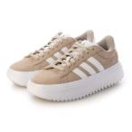 アディダス adidas レディース スニーカー グランドコート プラットフォーム IH2408 (ワンダーベージュ/フットウェアホワイト/フットウェ