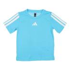 アディダス adidas ジュニア 半袖機能Tシャツ トレイン エッセンシャルズ スリーストライプス 半袖Tシャツ キッズ JJ1036 (ブルー)