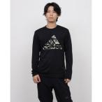 アディダス adidas メンズ 長袖機能Tシャツ M CAMO LS Tシャツ JP4628 （ブラック）